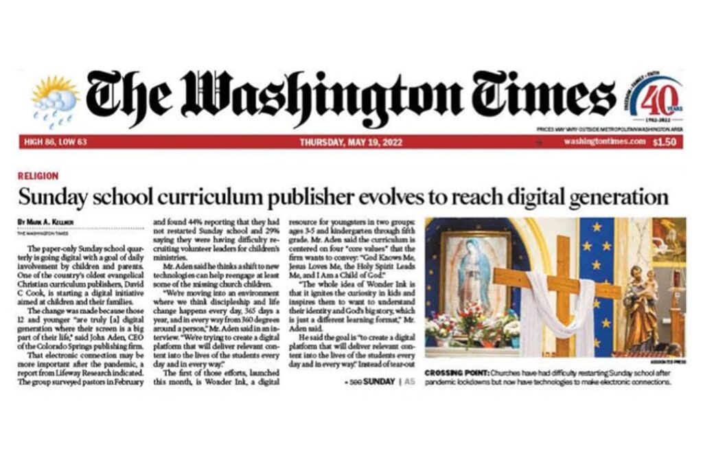 wonder ink washington times article