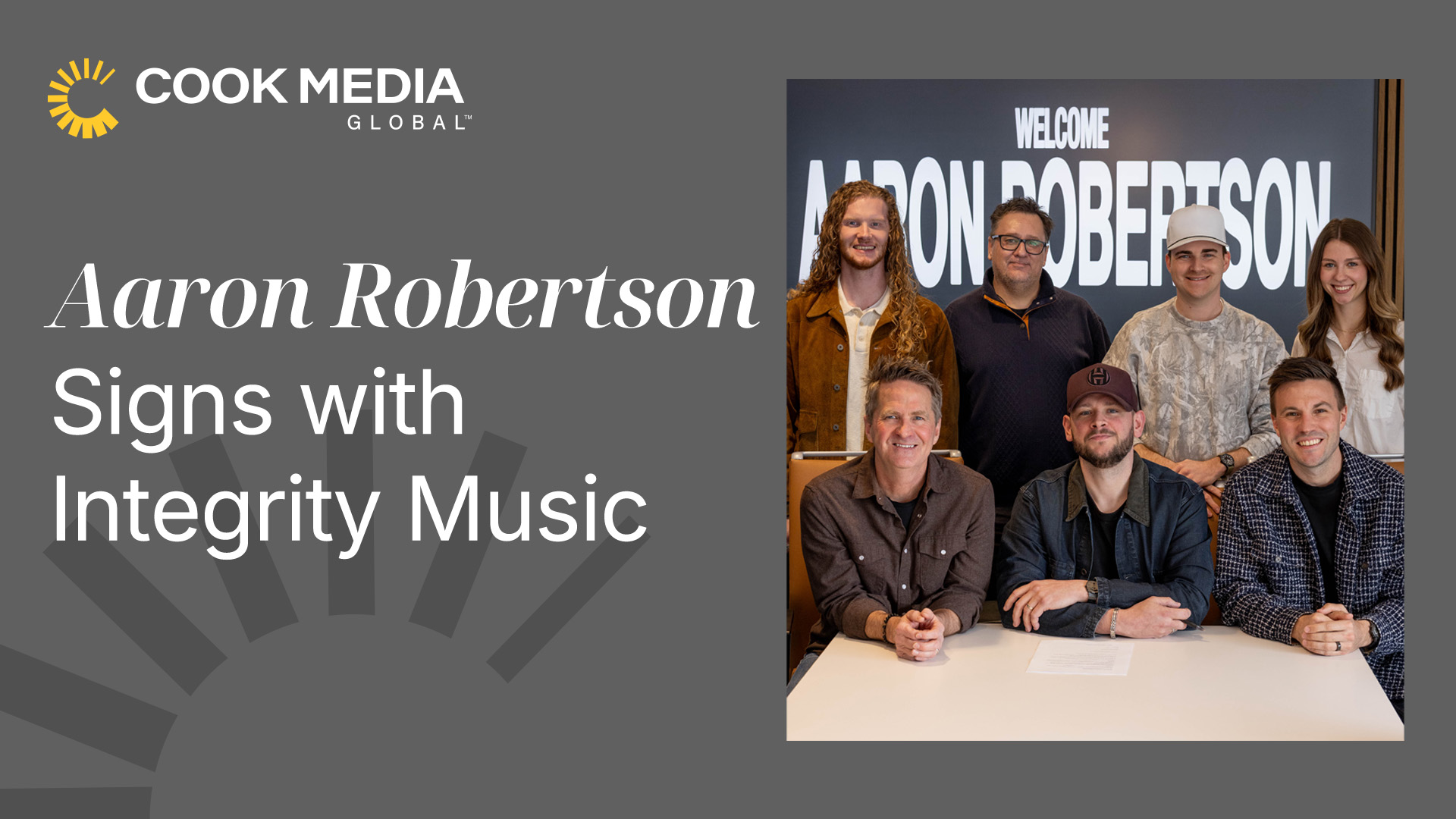 Former Elevation Worship Producer & Songwriter Aaron Robertson Signs Publishing Deal with Integrity Music