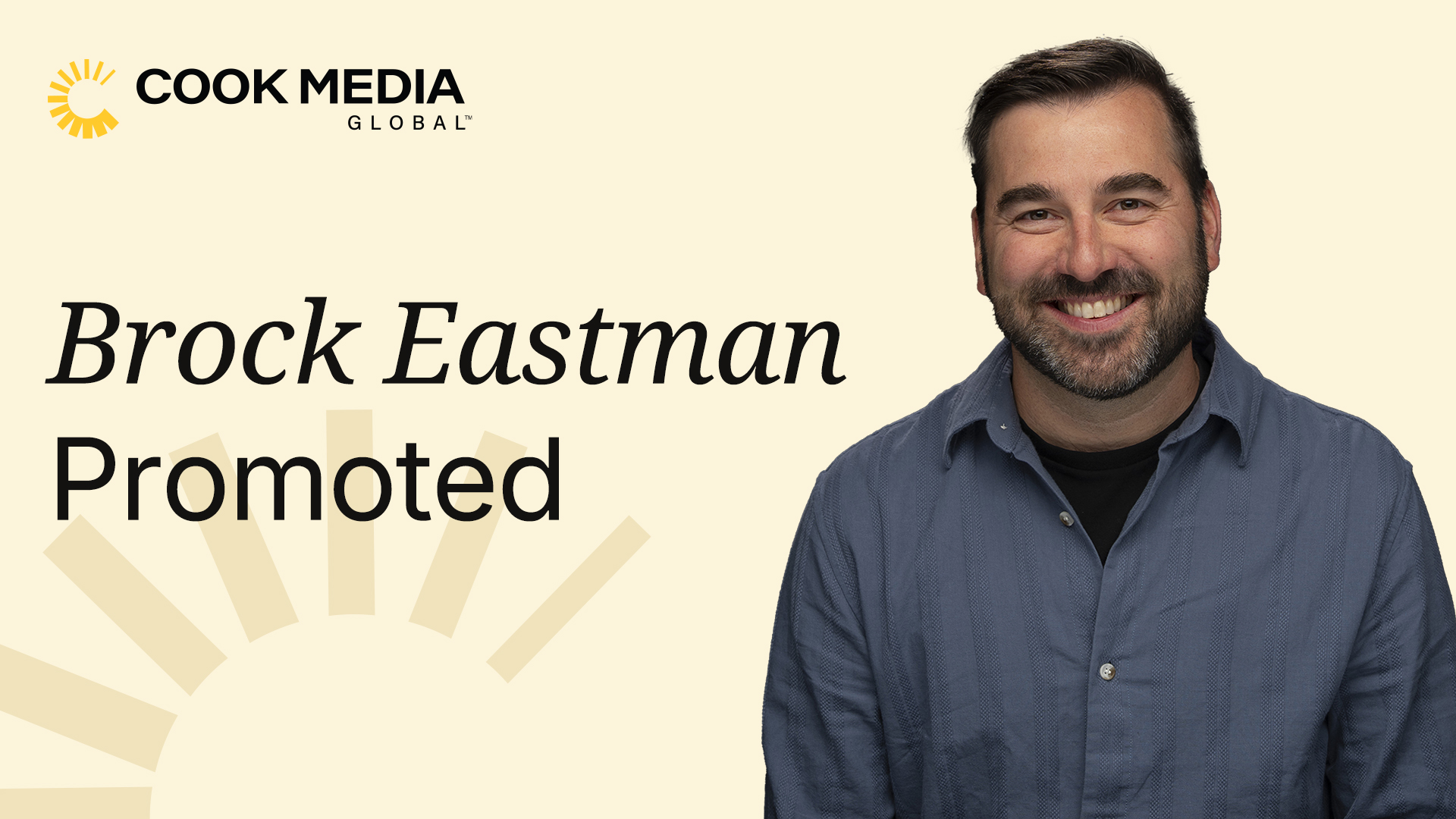 Brock Eastman Promoted to Vice President and Associate Publisher of Children's Media & The Action Bible Brand at David C Cook